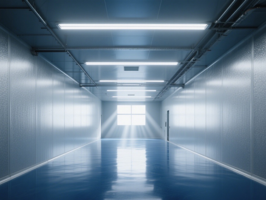 4500平合肥新能源精密电子无尘车间净化装修工程