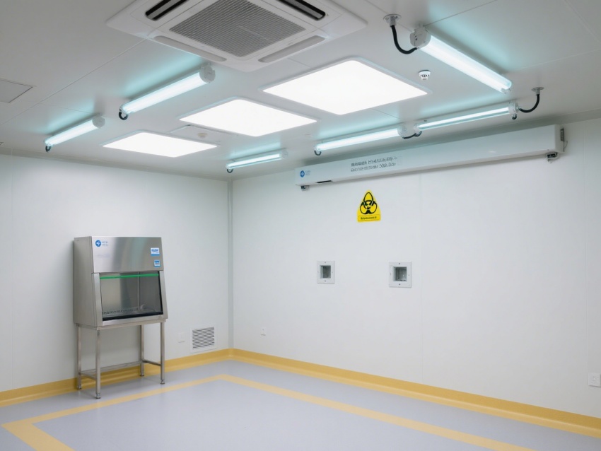 马鞍山病原生物检测实验室净化装修效果分享